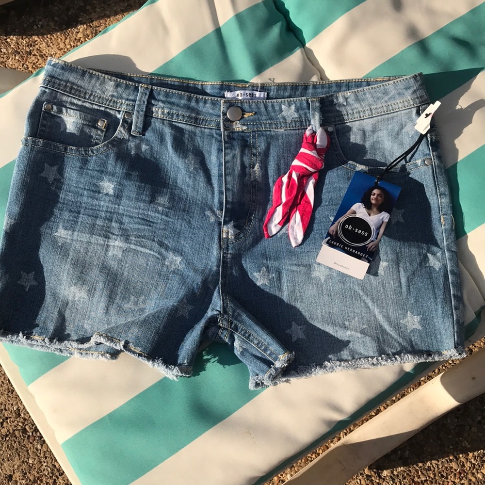 NWT Ob.sess Teenage Girls high Rise Shorts